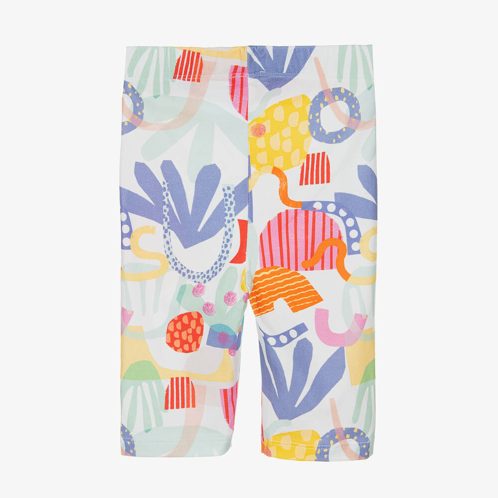 White cotton cycling shorts outlet