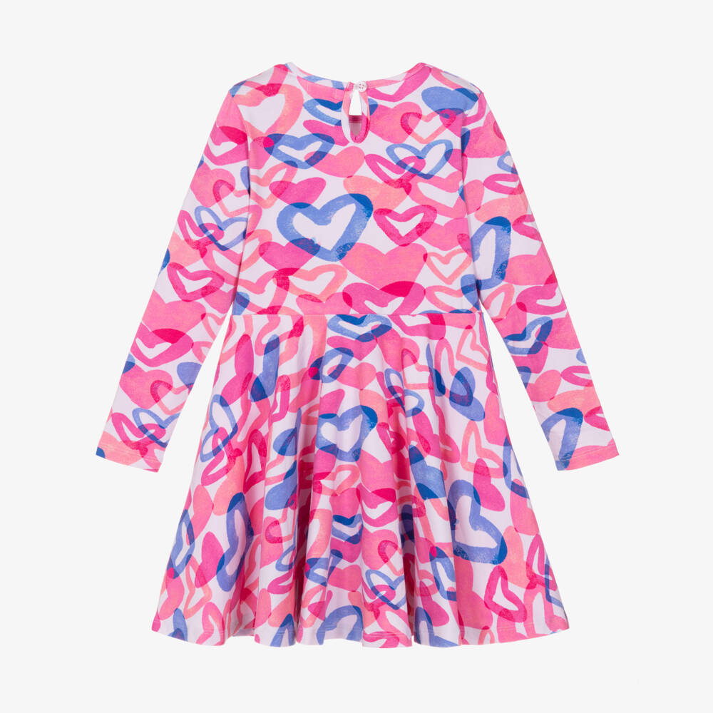 Joyday-Heart Print Jersey Dress | Childrensalon Outlet