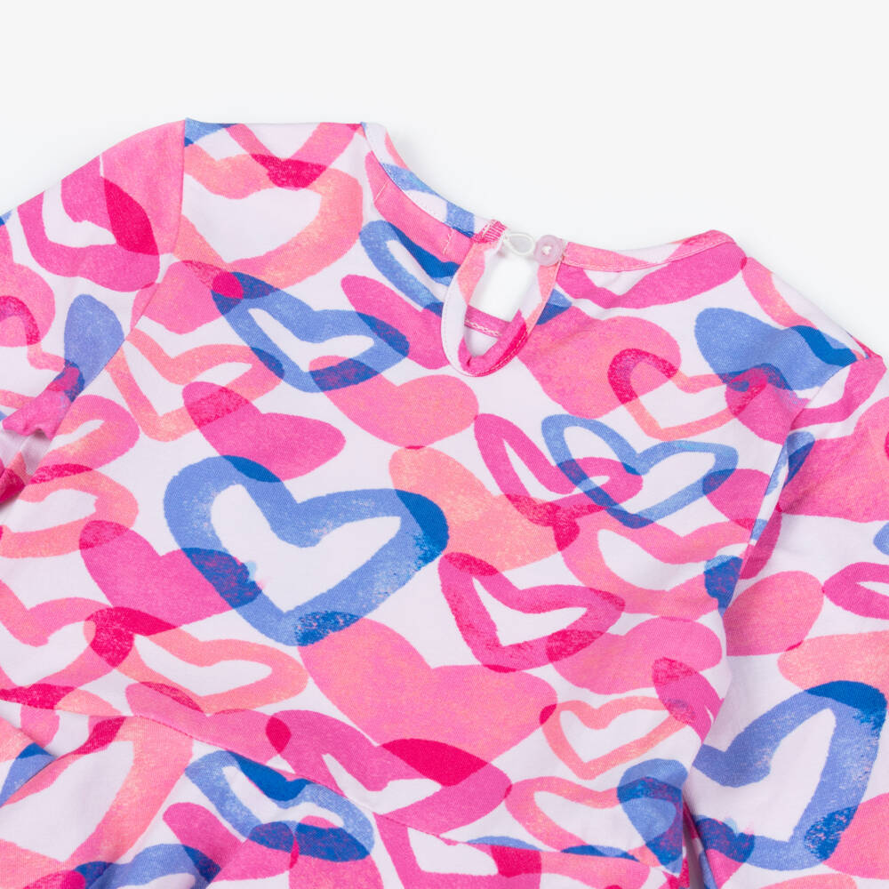 Joyday-Heart Print Jersey Dress | Childrensalon Outlet