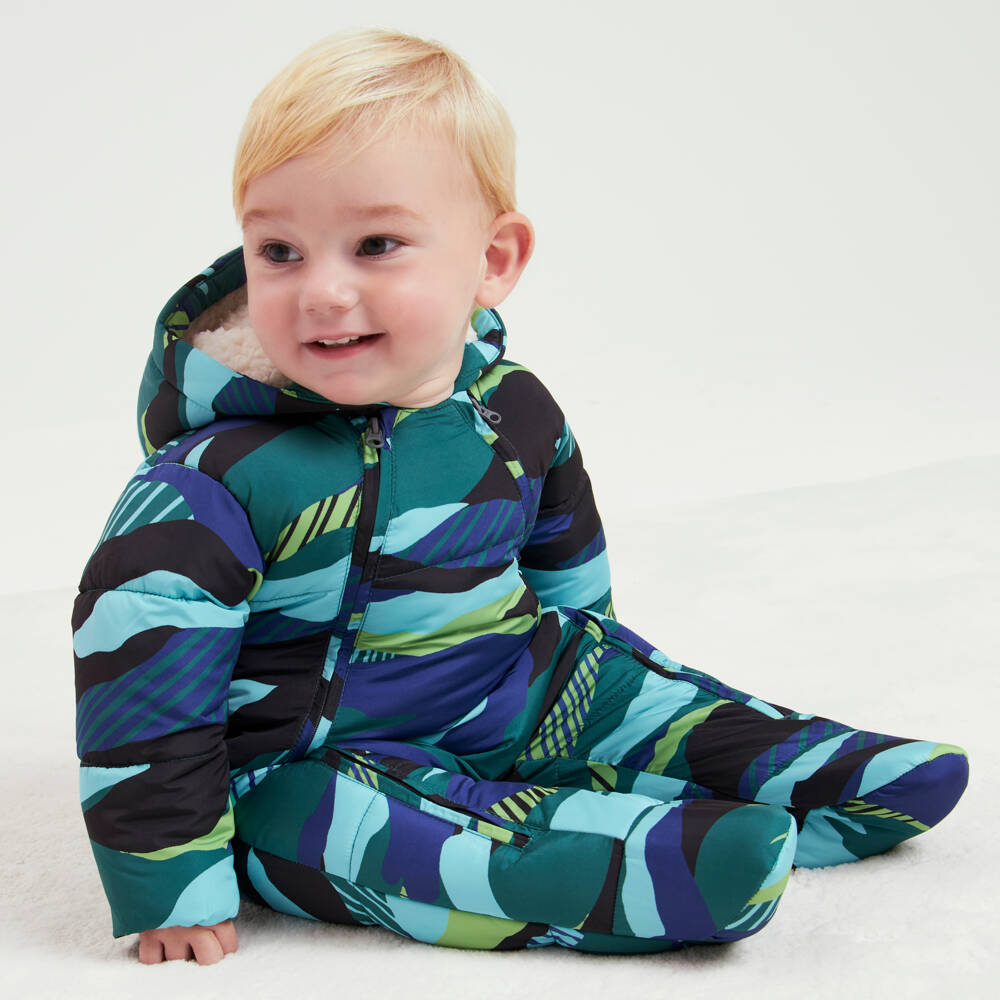 Joyday-Infant Boys Camouflage Puffer Suit | Childrensalon Outlet