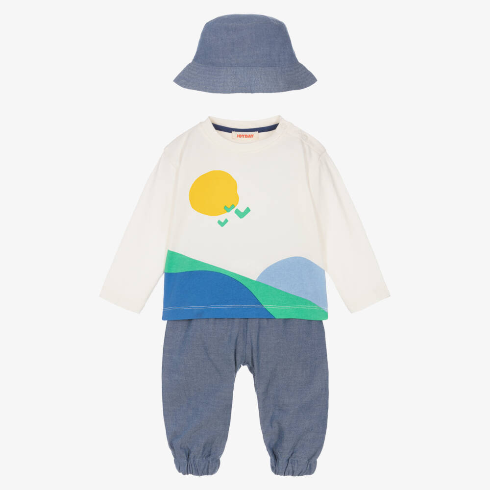 Joyday-Junior Boys Chambray Outfit Set | Childrensalon Outlet