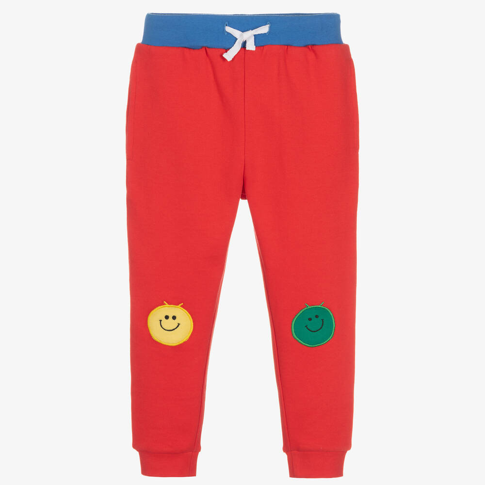 Joyday - Red Cotton Jersey Joggers | Childrensalon