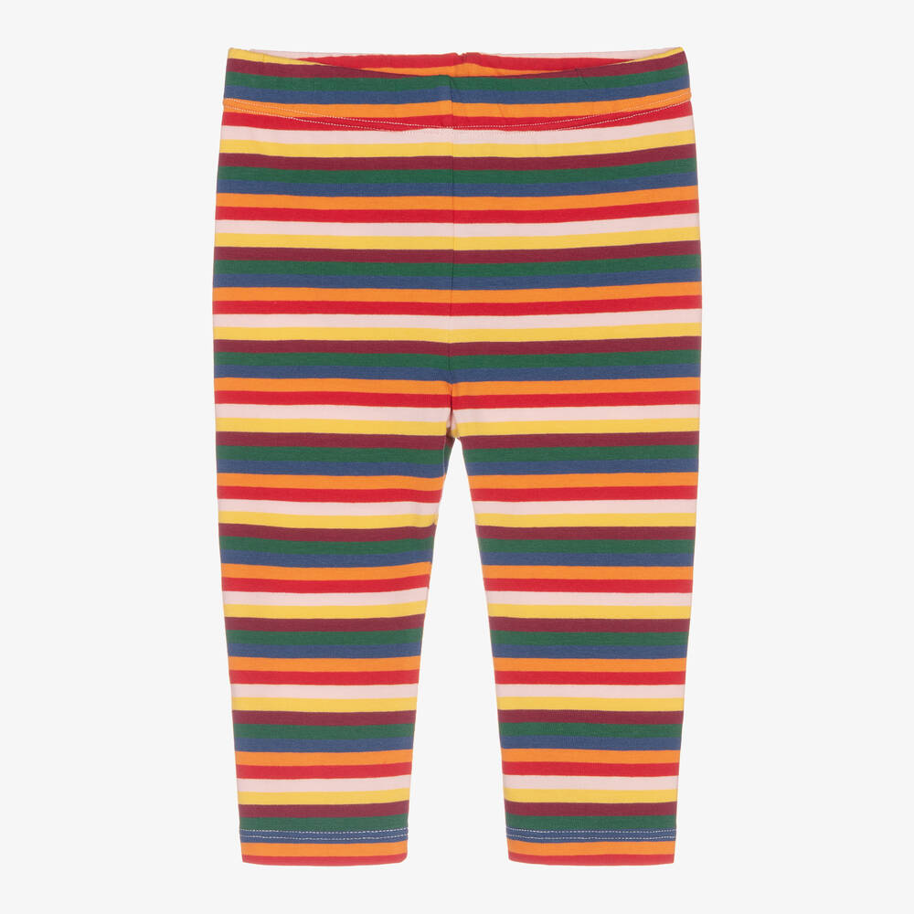 Joyday - Red Striped Cotton Baby Leggings | Childrensalon