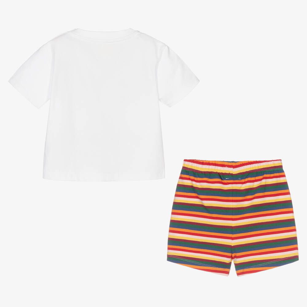 Joyday-Футболка с шортами в красную полоску для малышей | Childrensalon Outlet