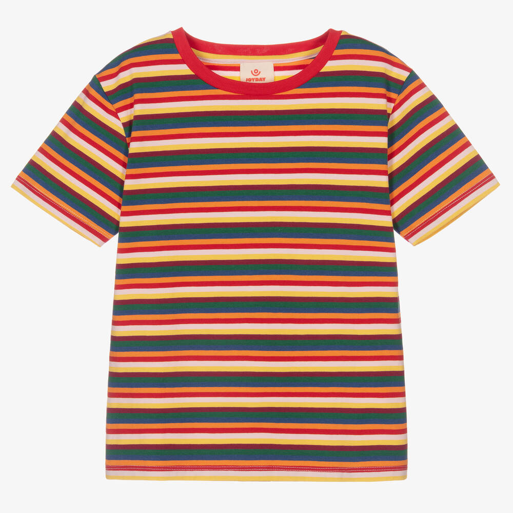 Colorful striped t shirt shop