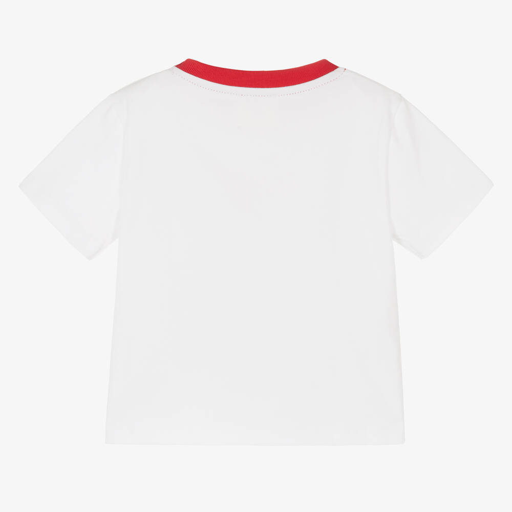 Joyday-Белая хлопковая футболка для малышей | Childrensalon Outlet