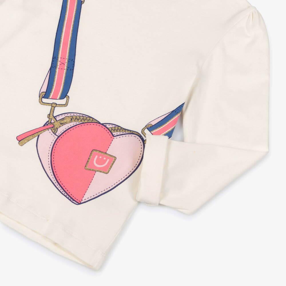 Joyday-White Handbag Top | Childrensalon Outlet