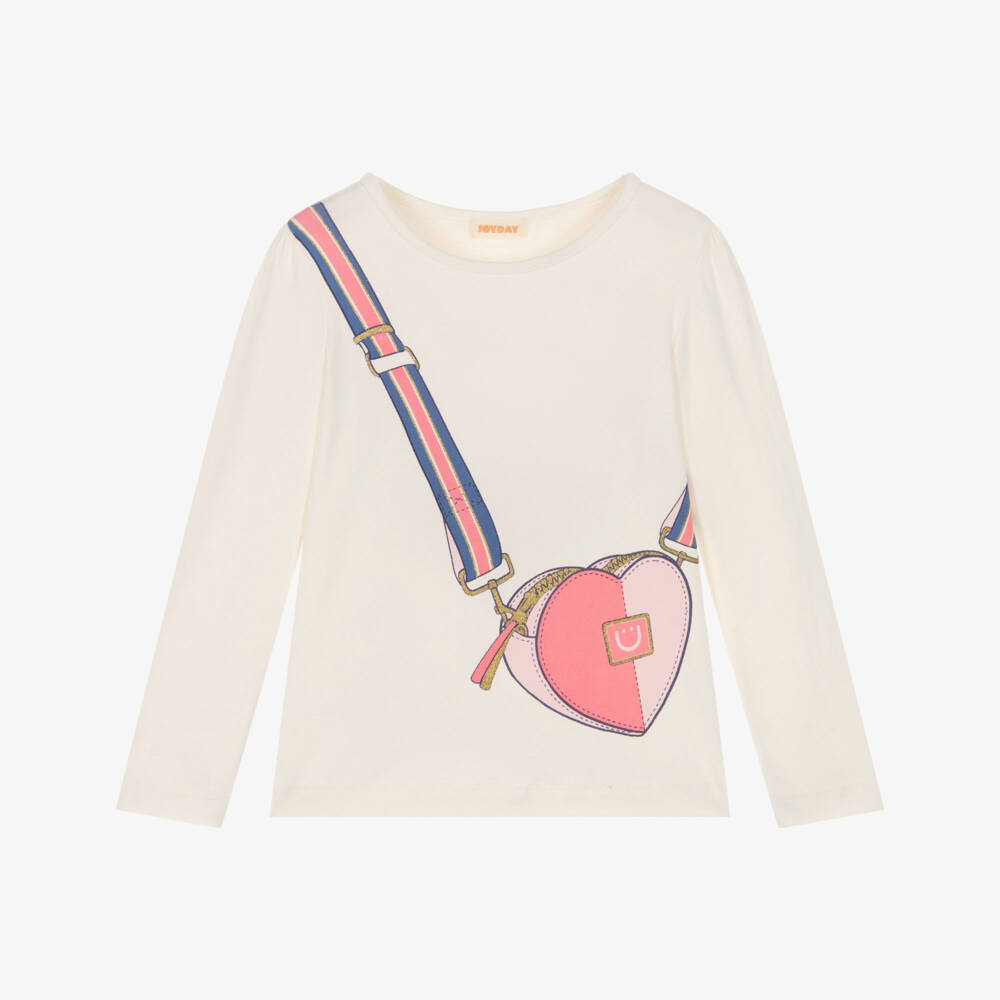 Joyday-White Handbag Top | Childrensalon Outlet