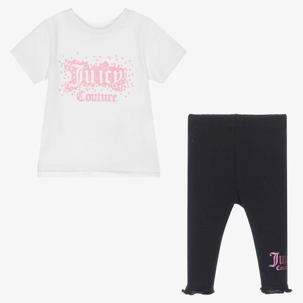 Juicy Couture Baby Girls 2 Pieces Legging Set