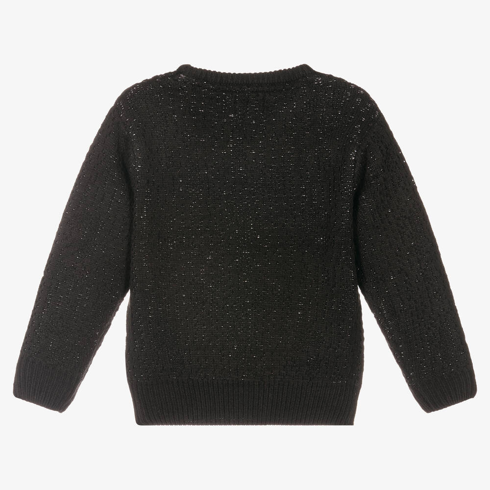 Knitted jumper black outlet