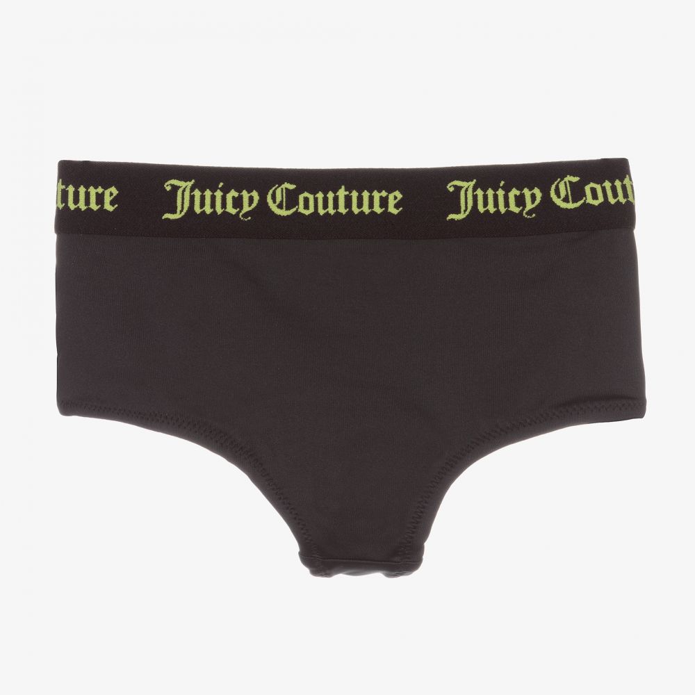 Juicy Couture-Black Logo Bikini Bottoms | Childrensalon Outlet
