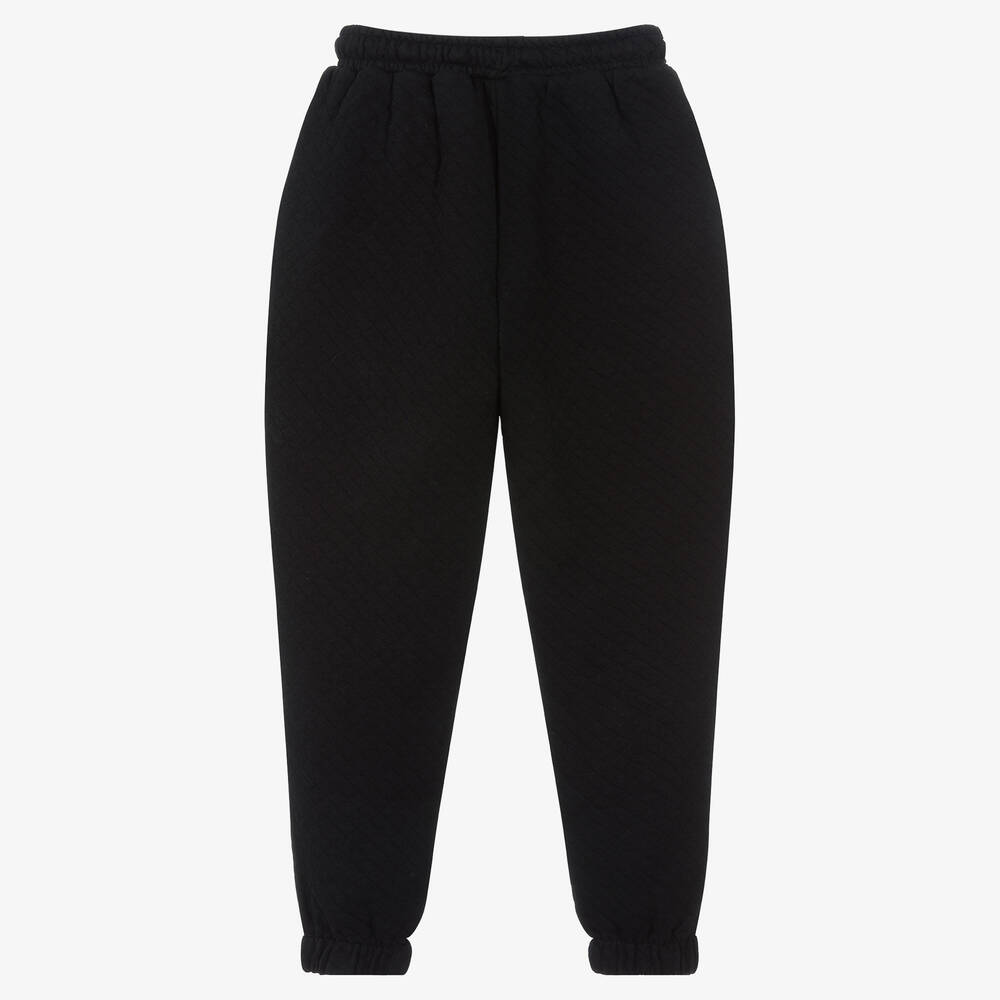 Juicy Couture - Girls Black Cotton Joggers