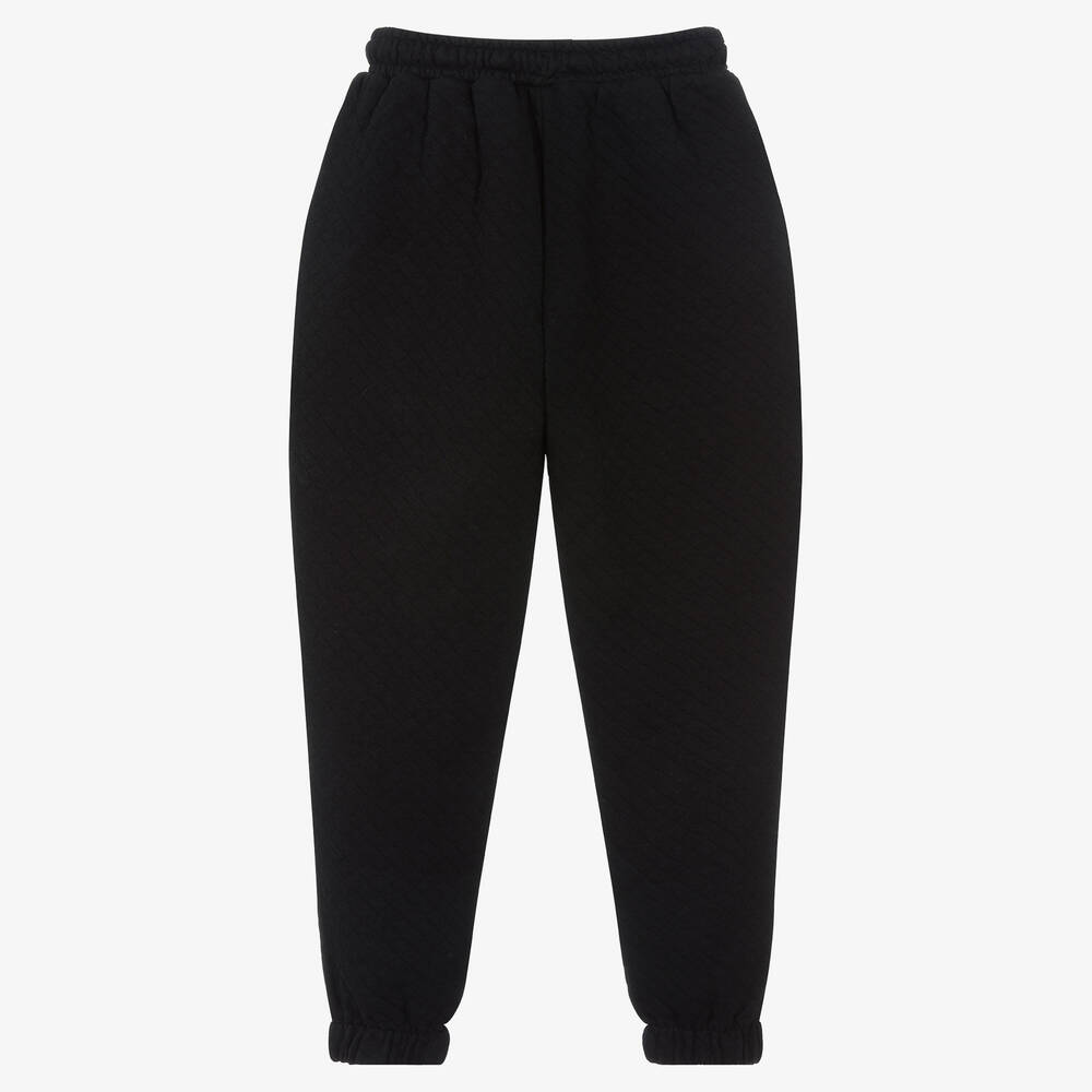 Girls black joggers store