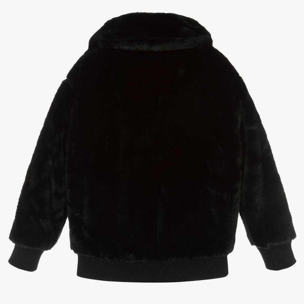 Fluffy jacket for girls discount