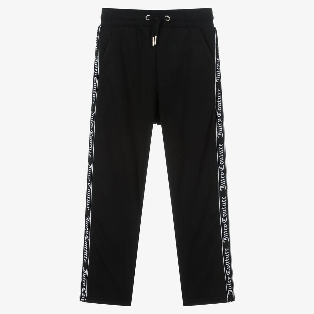 Juicy Couture-جوغرز قطن جيرسي لون أسود للبنات | Childrensalon Outlet
