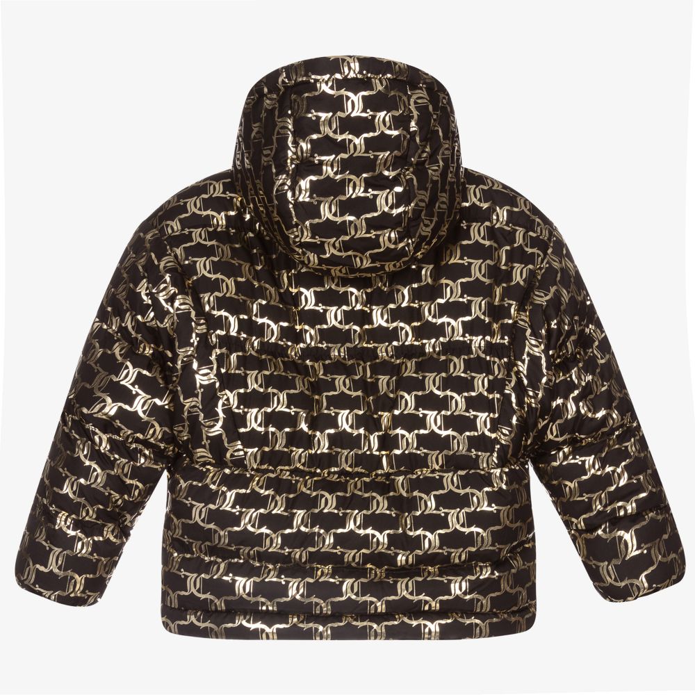 Juicy Couture-Girls Black Padded Jacket | Childrensalon Outlet