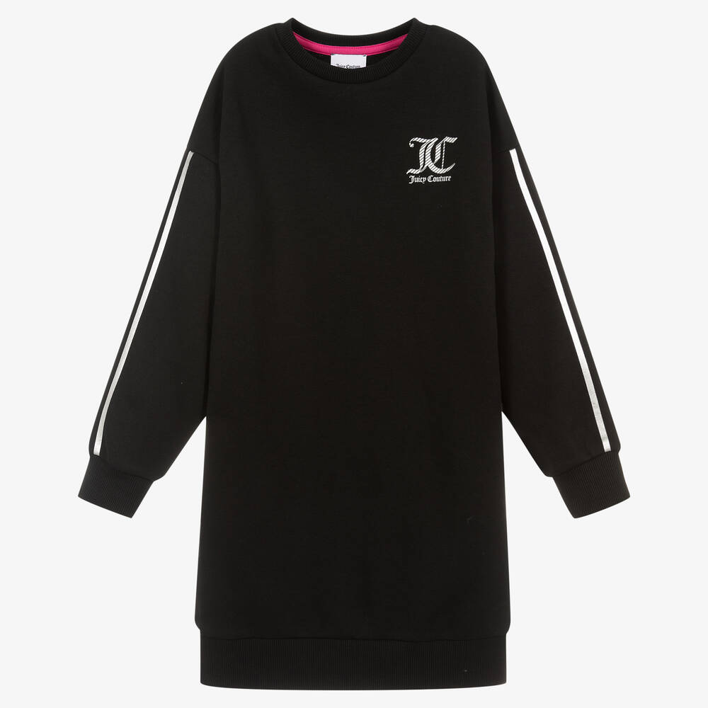 Juicy Couture - Girls Black Sweatshirt Dress | Childrensalon