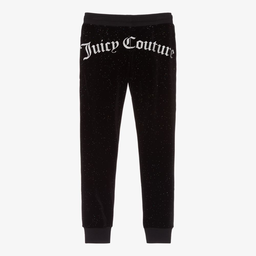 Juicy Couture-Черные велюровые джоггеры для девочек | Childrensalon Outlet