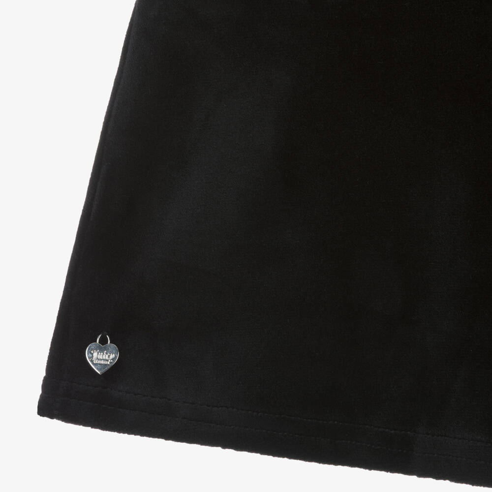 Juicy Couture-Girls Black Velour Sparkle Dress | Childrensalon Outlet