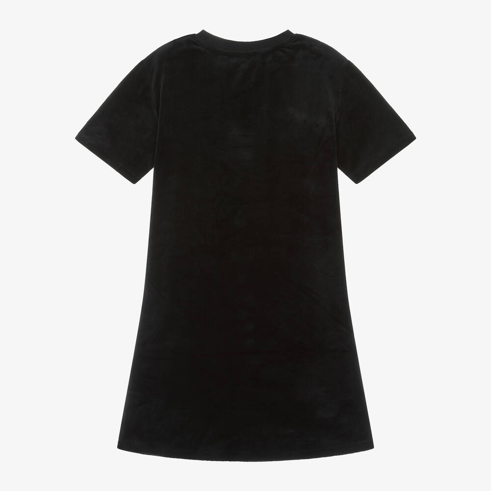 Juicy Couture-Girls Black Velour Sparkle Dress | Childrensalon Outlet