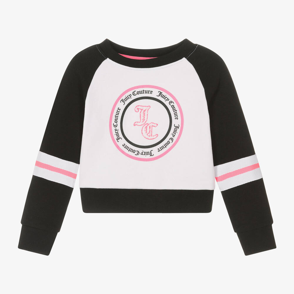 Pink black and white sweatshirt on sale