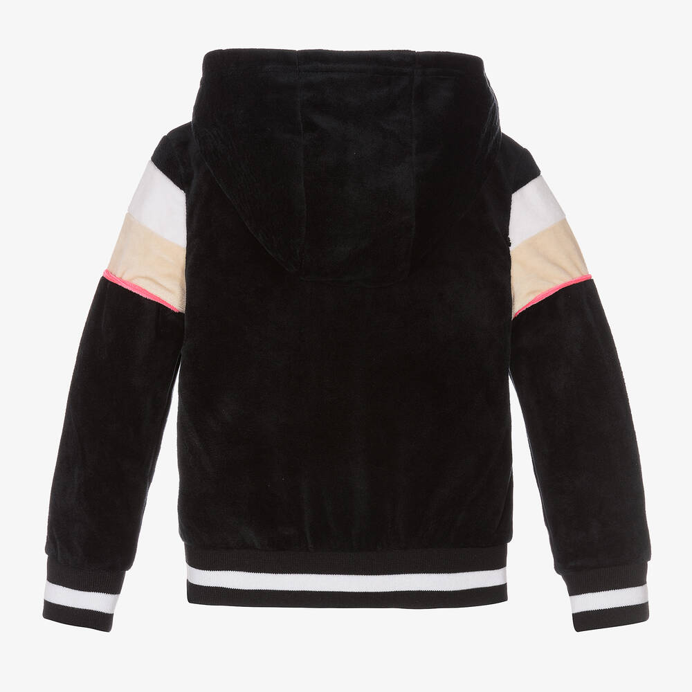 Juicy couture black zip up hoodie clearance