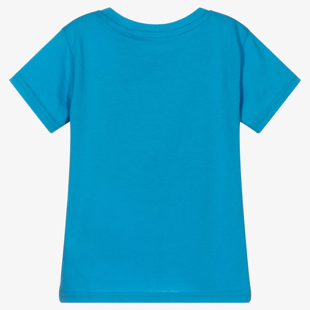 Girls blue tshirt sales