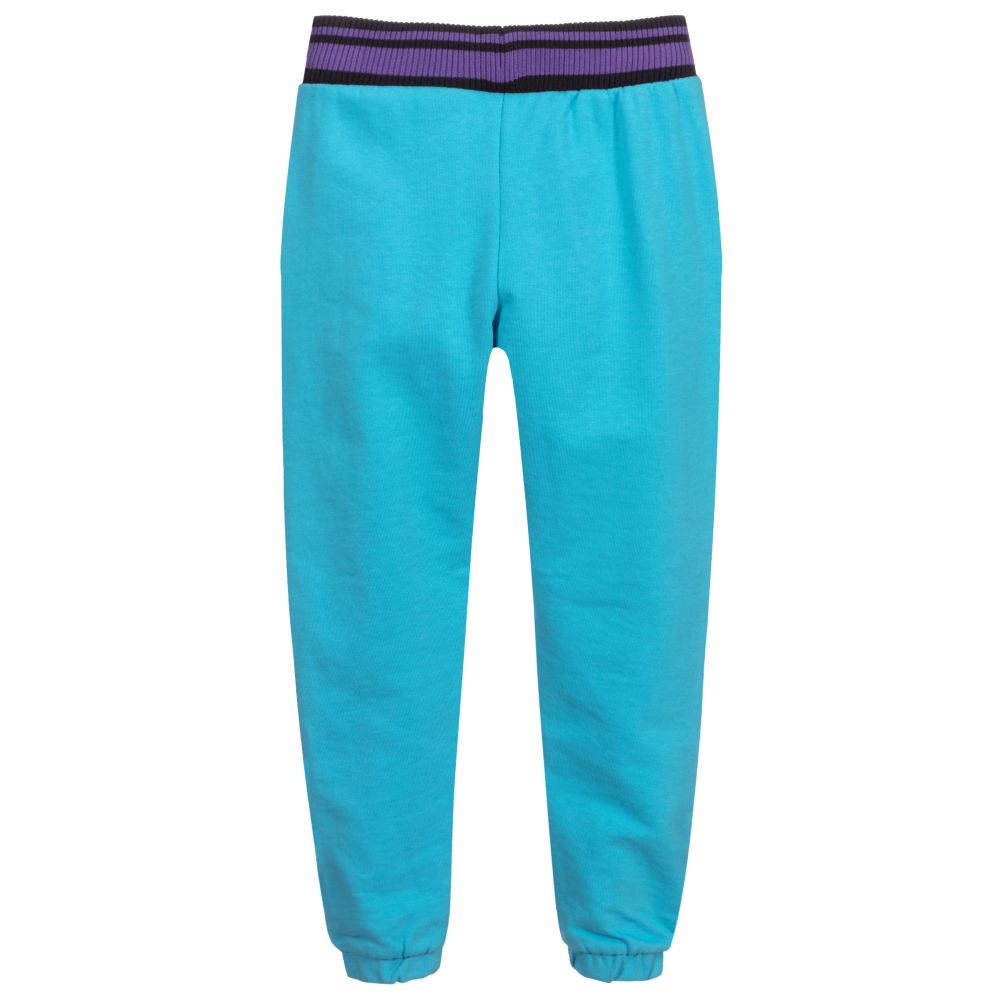 Juicy Couture Girls Blue Logo Joggers