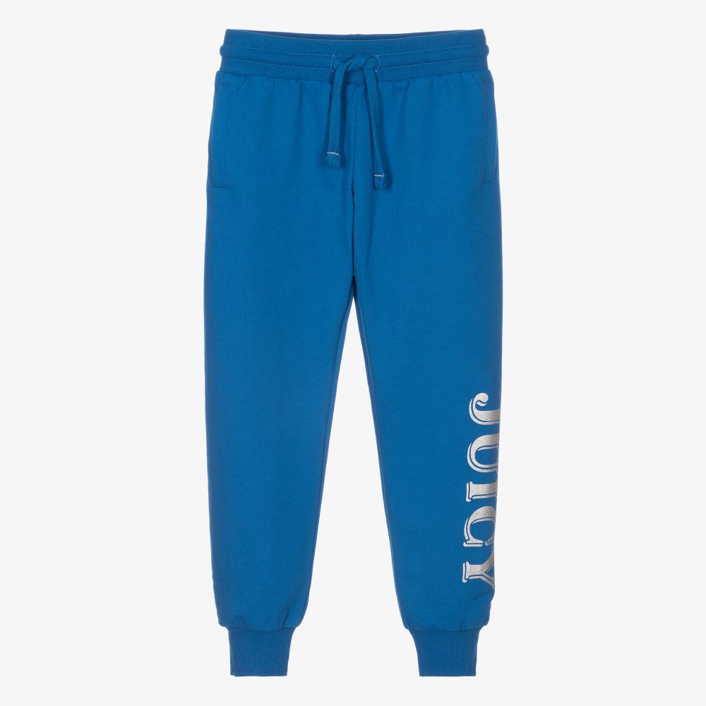 Juicy Couture - Girls Blue Logo Joggers | Childrensalon