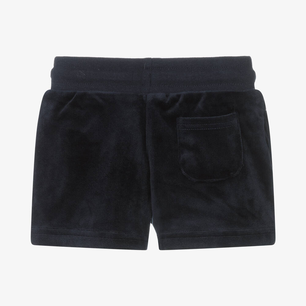 Girls velvet shorts clearance