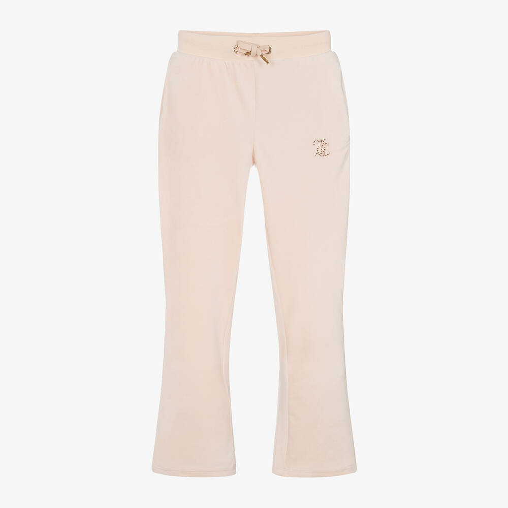 Flared velour joggers on sale