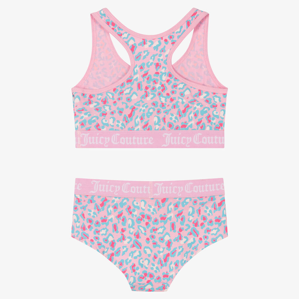 Juicy Couture-Girls Bra Top & Knickers Set | Childrensalon Outlet