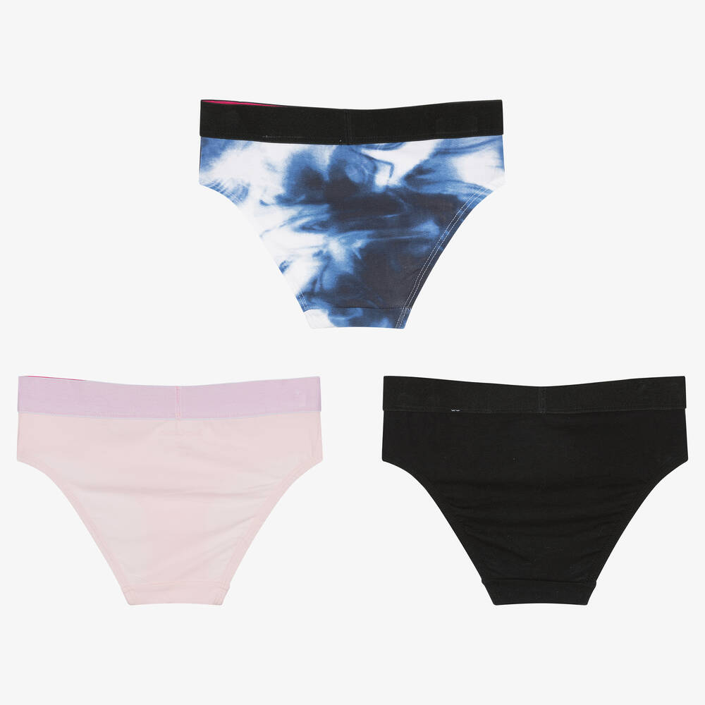 Juicy Couture-Girls Cotton Knickers (3 Pack) | Childrensalon Outlet