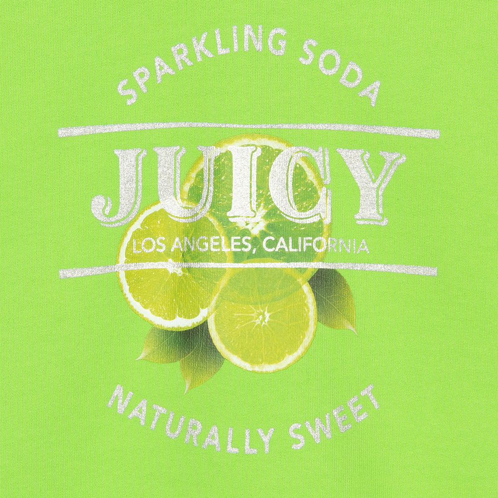 Juicy Couture - Girls Green Cotton Hoodie | Childrensalon Outlet