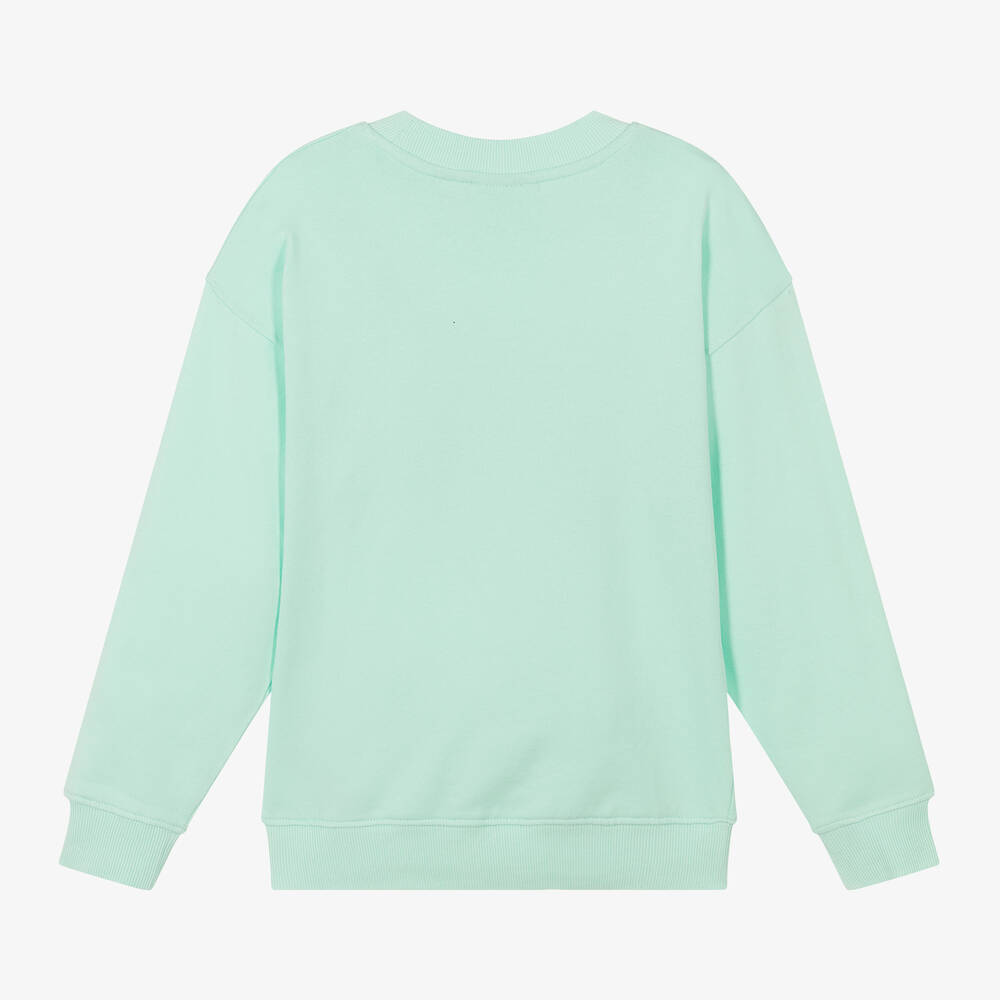 Juicy Couture Girls Green Cotton Sweatshirt