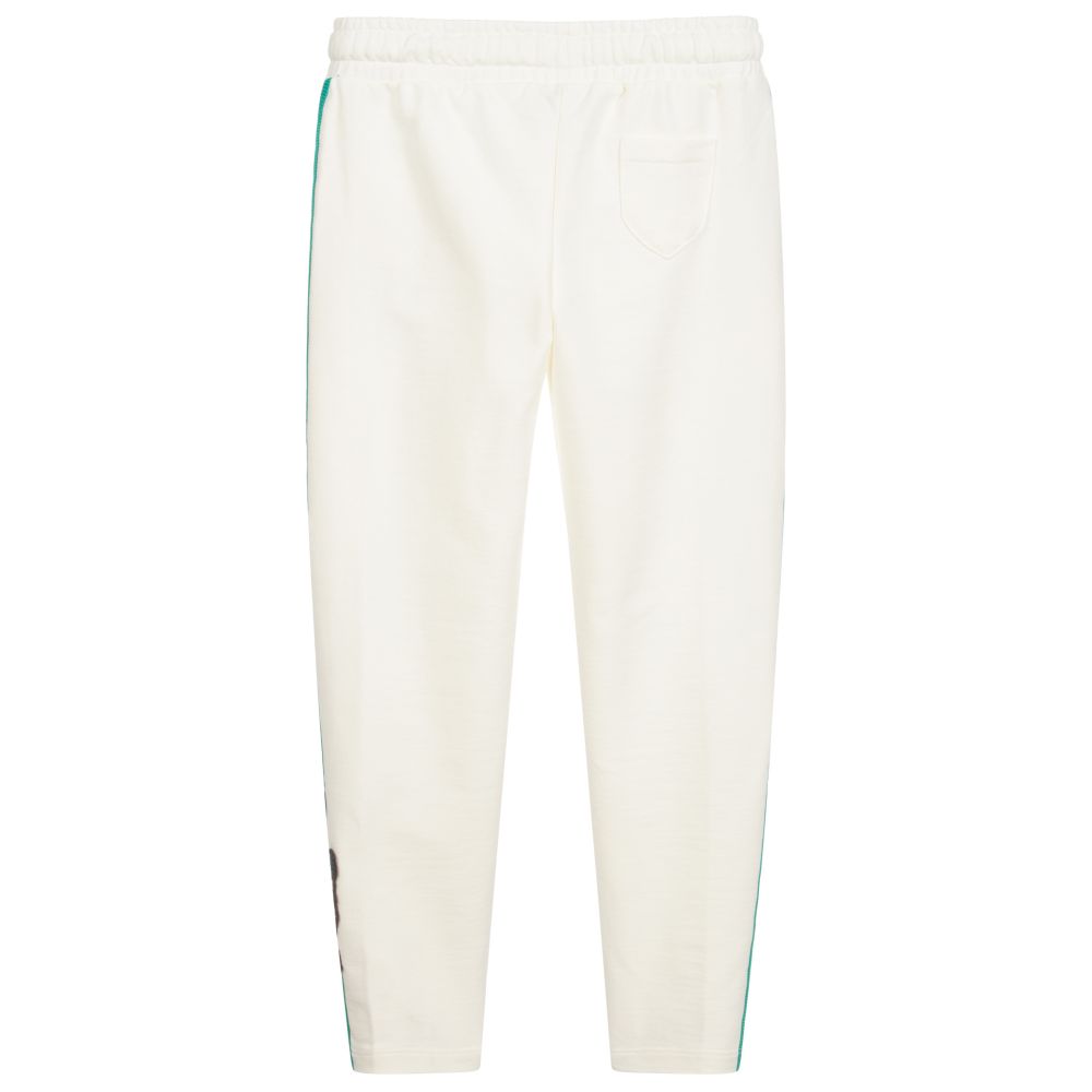 Juicy Couture-Girls Ivory Cotton Joggers | Childrensalon Outlet