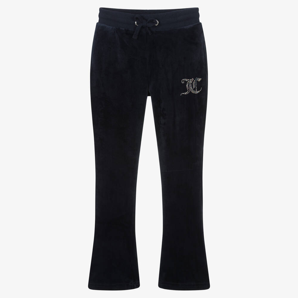 Juicy Couture Pantalons de Jogging Velour Fille Bleu