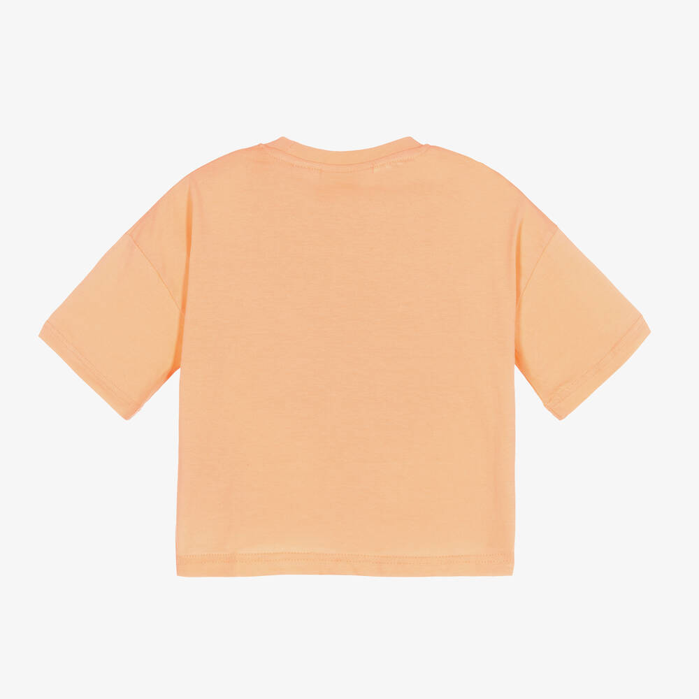 Juicy Couture - Girls Orange Logo Cotton T-Shirt Juicy Couture - Girls Orange Logo Cotton T-Shirt
