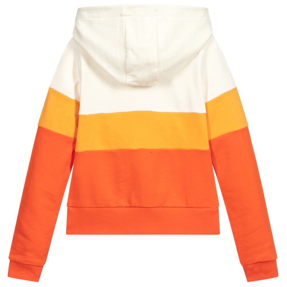 Juicy Couture Girls Orange Logo Hoodie