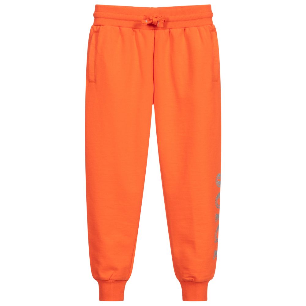 Juicy Couture - Girls Orange Logo Joggers | Childrensalon