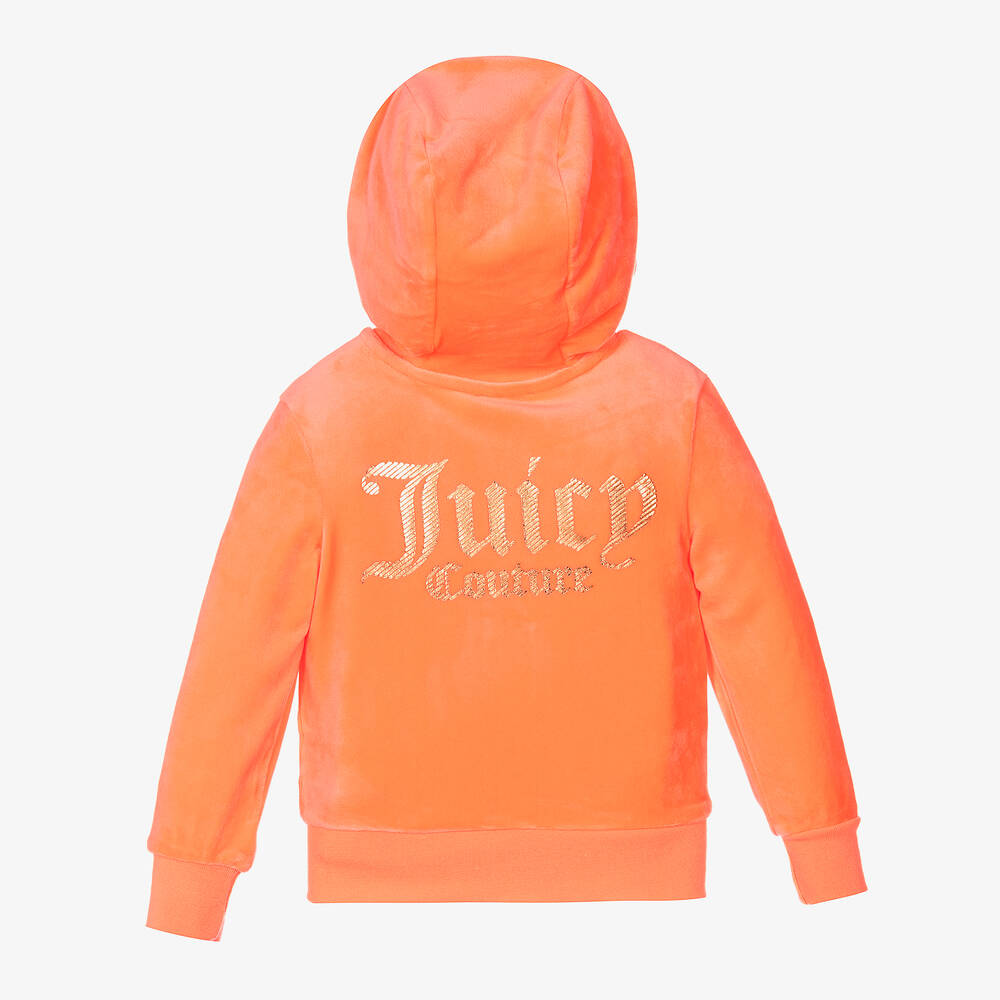 Orange juicy couture tracksuit top