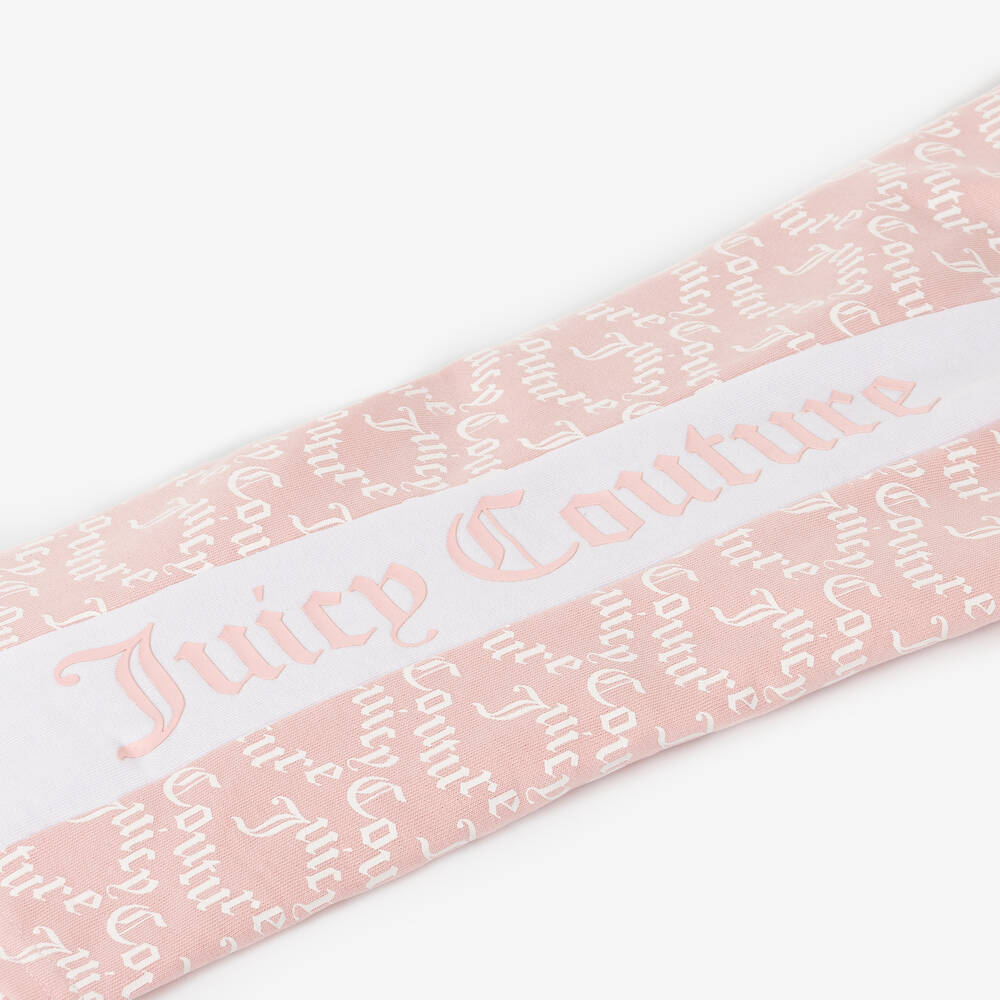 Juicy Couture Girls Pink Cotton Joggers Childrensalon Outlet