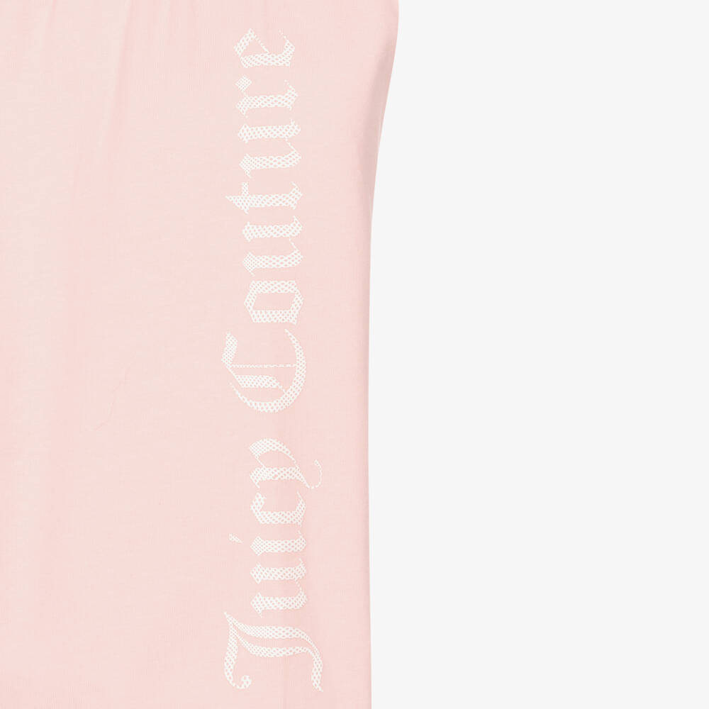 Juicy Couture-Girls Pink Cotton Shorts | Childrensalon Outlet