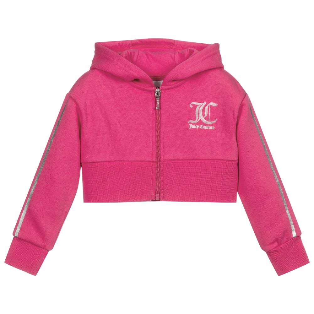 Juicy couture cropped zip hoodie jacket shop