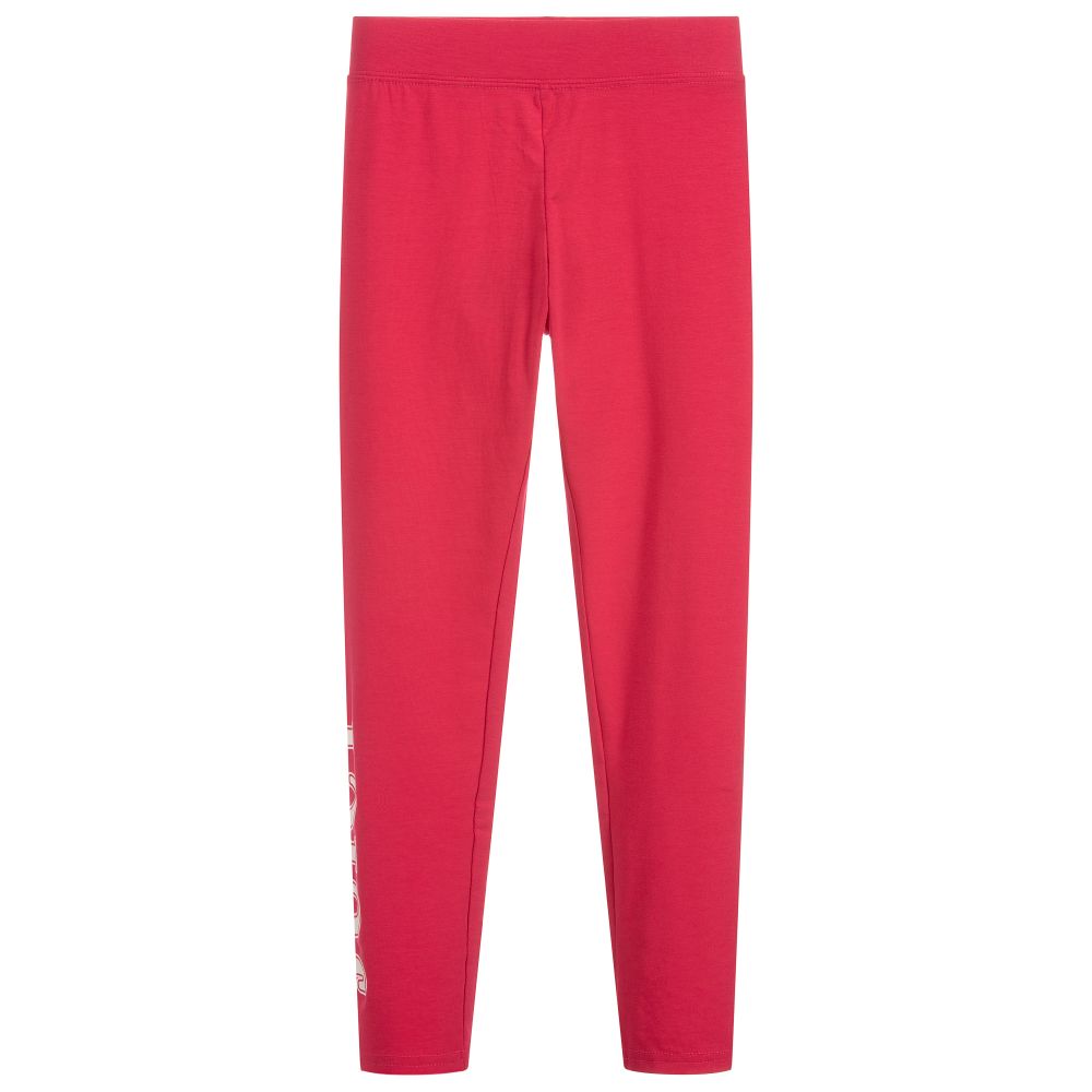 Juicy Couture - Girls Pink Leggings | Childrensalon