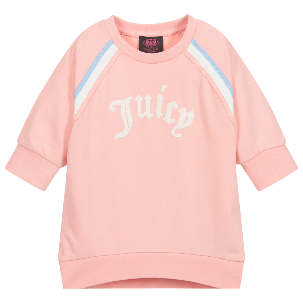 Juicy Couture - Girls Pink Logo Sweatshirt | Childrensalon