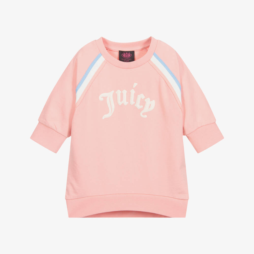 Juicy Couture-Girls Pink Logo Sweatshirt | Childrensalon Outlet