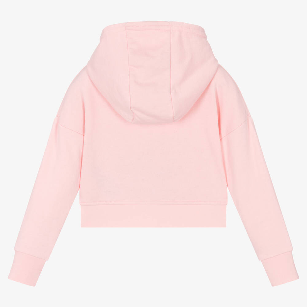 Juicy Couture - Girls Pink Logo Zip-Up Hoodie | Childrensalon Outlet