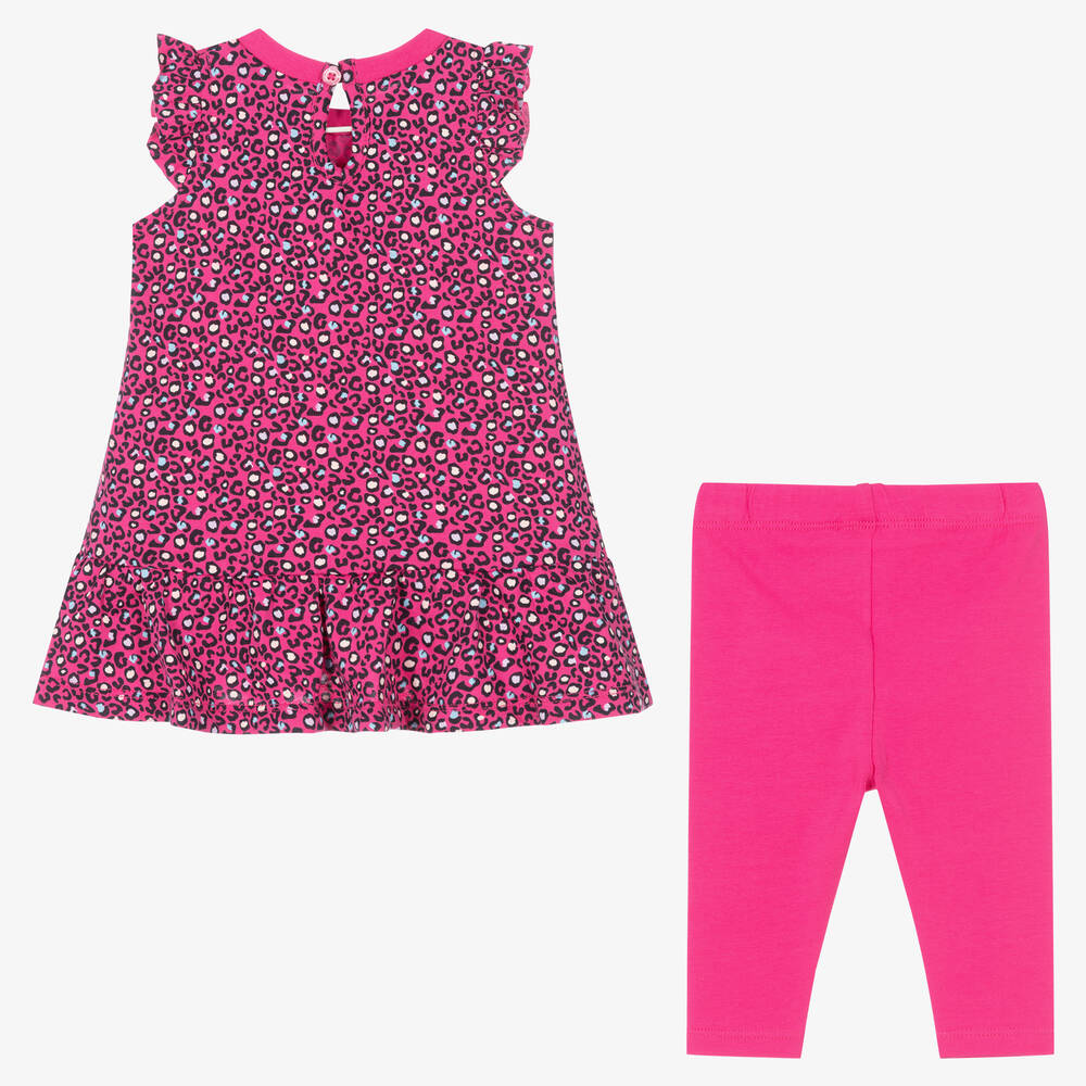 Juicy Couture-Girls Pink Top & Leggings Set | Childrensalon Outlet