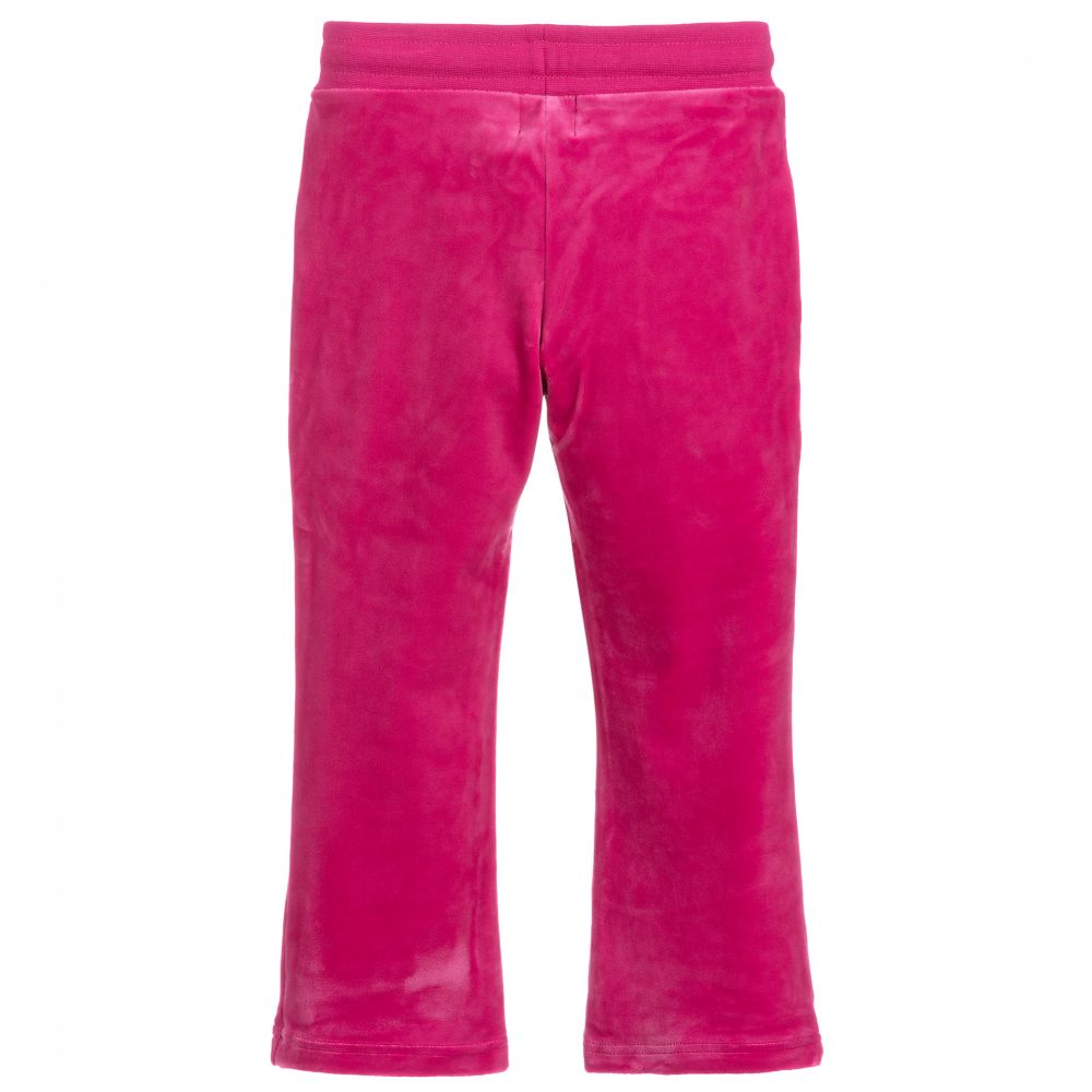 Girls velour joggers sales